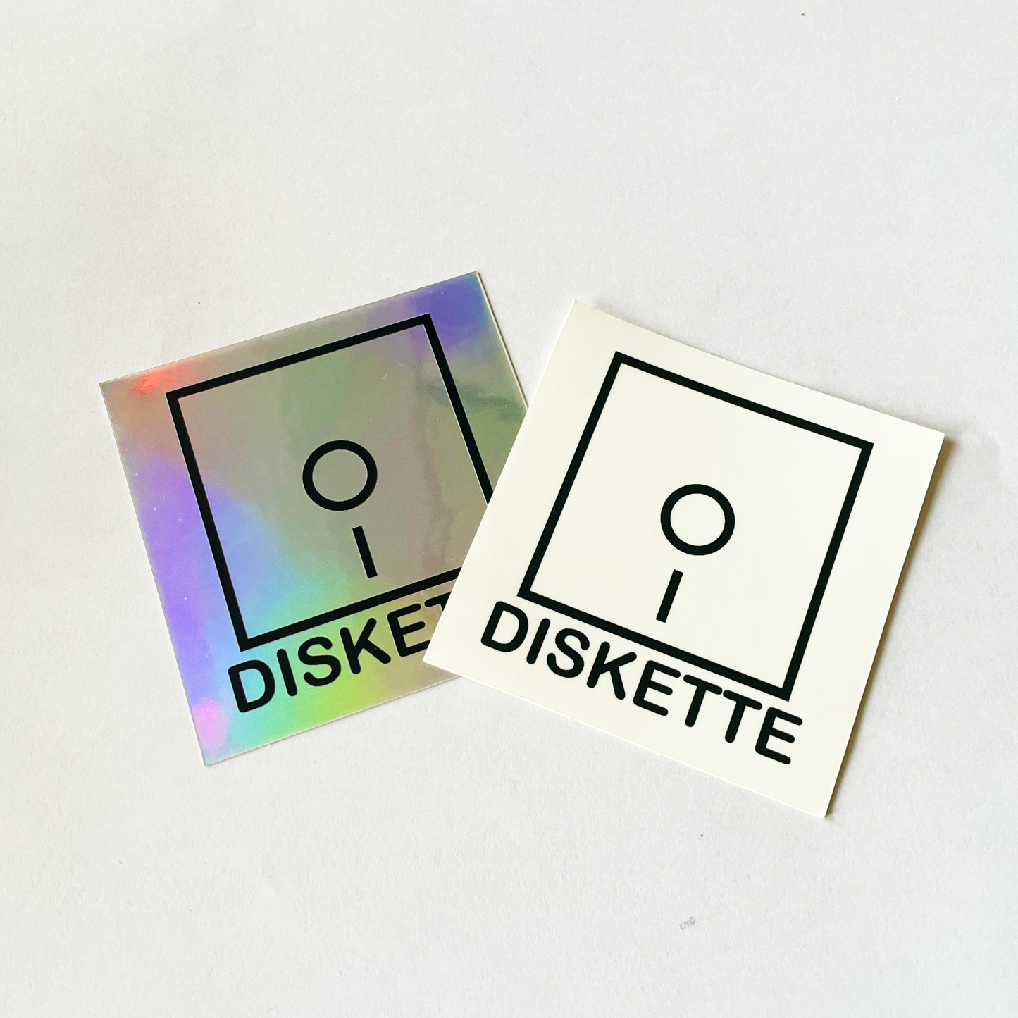 Diskette Logo Sicker