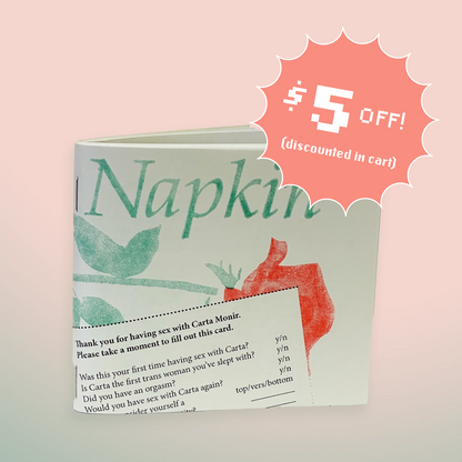Napkin (Thank You For Having Sex With Carta Monir) by Carta Monir