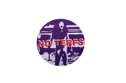 NO TERFS Stickers (Set of 5, WEATHER RESISTANT)